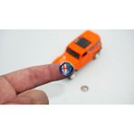 Alfa Romeo Oto Anahtar 3M Metal Alaşım Logo 2Li Set (262918622) kirmizi-gri