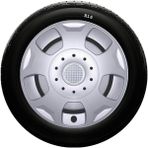 Alfa Romeo SKS-SJS 404 16 İnç 4 Adet Kırılmaz Jant Kapağı