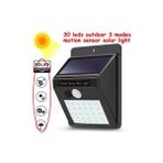 Alfa Solar LED Bahçe Duvar Lambası Sensörlü 30 LED