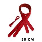 alfa tasarım atölyesi Hakiki Deri Dikilebilir Çanta Sapı (çift/50 Cm)