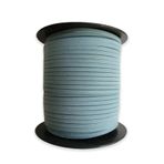 alfa tasarım atölyesi Süet Deri Şerit Ip, 3mm - Mavi Rengi, Tesbih, Bileklik, Kolye Ipi (3 Metre)