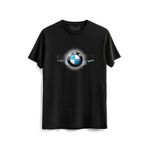 Alfa Tshirt Bmw Resimli Baskılı Çocuk Siyah Tshirt