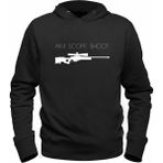 Alfa Tshirt Csgo Awp Siyah Kapşonlu Erkek Sweatshirt