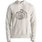 Alfa Tshirt Fotoğraf Makinesi Ekru Erkek Sweatshirt