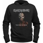 Alfa Tshirt Iron Maiden Siyah Kapşonlu Erkek Sweatshirt