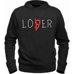 Alfa Tshirt Lover Loser Siyah Erkek Sweatshirt