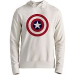 Alfa Tshirt Marvel- Captain America Ekru Erkek Sweatshirt