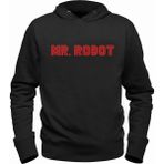 Alfa Tshirt Mr.Robot Siyah Erkek Sweatshirt