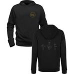 Alfa Tshirt Of The Rings Siyah Ön Arka Baskılı Erkek Sweatshirt