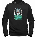 Alfa Tshirt Rick And Morty Siyah Erkek Sweatshirt