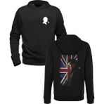 Alfa Tshirt Sherlock Holmes Resimli Baskı Hammer Siyah Ön Arka Baskılı Erkek Sweatshirt