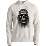 Alfa Tshirt Skull Ekru Erkek Sweatshirt