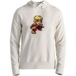 Alfa Tshirt Street Fighter-Ken Ekru Erkek Sweatshirt