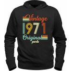 Alfa Tshirt Vintage 1971 Original Parts Siyah Erkek T-shirt