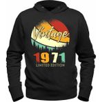 Alfa Tshirt Vintage 1971 Retro Siyah Erkek T-shirt