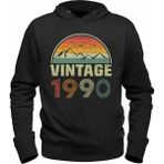 Alfa Tshirt Vintage 1990 Eskitme Siyah Erkek T-shirt