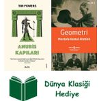 Alfa Yayınları Anubis Kapıları + Geometri + Dünya Klasiği Hediye - Hayır