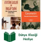 Alfa Yayınları Atatürk Ilkeleri ve Inkılâp Tarihi Cilt 1 + Geometri + Dünya Klasiği Hediye - Hayır
