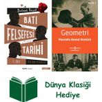 Alfa Yayınları Batı Felsefesi Tarihi 1. Cilt + Geometri + Dünya Klasiği Hediye - Hayır