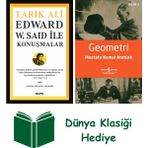 Alfa Yayınları Edward W. Said ile Konuşmalar + Geometri + Dünya Klasiği Hediye - Hayır