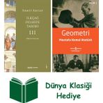 Alfa Yayınları Ilkçağ Felsefe Tarihi 3 + Geometri + Dünya Klasiği Hediye - Hayır