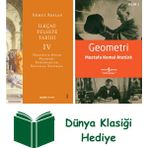 Alfa Yayınları Ilkçağ Felsefe Tarihi 4 + Geometri + Dünya Klasiği Hediye - Hayır