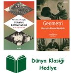 Alfa Yayınları Türkiye Eğitim Tarihi + Geometri + Dünya Klasiği Hediye - Hayır
