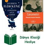Alfa Yayınları Zamanın Kısa Tarihi + Geometri + Dünya Klasiği Hediye - Hayır