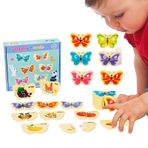 Alfabe Hayvan Puzzle | Ahşap Hayvan Figürlü Zeka Geliştirici Yapboz Oyunu - İnce Motor Becerileri Geliştirme Alfabe Öğrenme Oyuncağı 3+ Yaş Anaokulu Okul Öncesi Sınıf ve Ev Eğitimi İçin