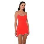 ALFABETA, Kadın, Mini Boy, Abiye Elbise, Turuncu, 36