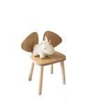 Alfacountry Mobilya Alfa Country Montessori Çocuk 1 Mickey Sandalye Kahverengi