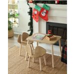 AlfaCountry Mobilya Montessori Çocuk Masası 1 Masa & 2 Mickey Sandalye
