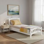 AlfaCountry Prenses Çocuk Ve Genç Odası 120x200 Beyaz Karyola