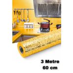 ALFAGİFT 3metrex60cm Kabartma Desenli Kendinden Yapışkanlı Folyo-mutfak, Banyo, Tezgah, Duvar Kâğıdı