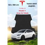 ALFAGİFT Tesla Model Y Uyumlu Araç İçi Yatak Kendiliğinden Şişen Kamp Matı Taşıma Çantalı