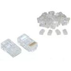 Alfais 4220 100 Adet Rj45 Cat5 İnternet Kablo Kablosu Ucu Konnektör Connector