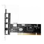 Alfais 4230 Masaüstü Kasa içi Anakart Bağlantısı PCI USB Kart 4 port Çoklayıcı Çoğaltıcı
