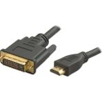 Alfais 4254 HDMI to DVI 10 Metre Çevirici Dönüştürücü Görüntü Kablosu