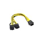 Alfais 4302 Pci E 8 Pin 6+2 2X Pci E Ekran Kartı Power Çoklayıcı Kablosu