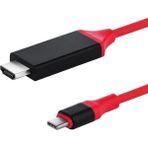 Alfais 4330 USB Type C 3.1 To HDMI Çevirici Dönüştürücü Uyumlu Cihazlar İçin 2 Metre Kablo