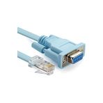 Alfais 4335 RJ45 To RS232 9 Pin CAT5E 6 Çevirici Dönüştürücü Adaptör Ethernet Kablosu