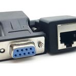 Alfais 4349 RS232 To RJ45 9 Pin 30 mt Ethernet Adaptör Ekleme Ek Uzatıcı Extender Çevirici-Dönüştürücü