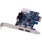 Alfais 4362 PCi Express PCi-E USB 3.0 Ön Floppy Disket Kasa Arkası Kart