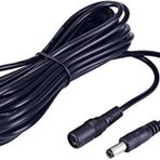 Alfais 4385 Dc 5 m 5.5 mm x 2.1 mm Siyah Adaptör Uzatma Kablosu