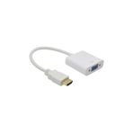 Alfais 4487 Hdmi To Vga Beyaz Çevirici Dönüştürücü Monitör Kablosu Albeyaz