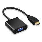 Alfais 4487 Hdmı To Vga Siyah Dönüştürücü Kablosu