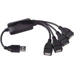 Alfais 4503 4 Port USB Hub Çoklayıcı Çoğaltıcı Splitter Switch