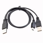 Alfais 4529 Usb Y 3 Giriş Mini 5 Pin Hdd Hard Disk Kablosu