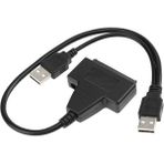 Alfais 4543 USB 2.0 2.5 3.5 inç Sata SSD HDD Hard Disk DC Güç Çevirici Dönüştürücü Adaptör Kablosu