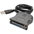 Alfais 4562 USB Lpt Paralel Yazıcı Printer Çevirici Dönüştürücü Adaptör Kablosu